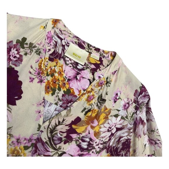 MAEVE ANTHROPOLOGIE Floral Summer Fall Casual Cute Dress Womens XS - Picture 3 of 6